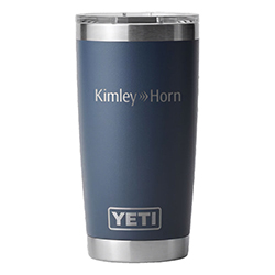 YETI 20 OZ RAMBLER TUMBLER - NAVY