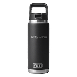 YETI 26 OZ RAMBLER BOTTLE - BLACK