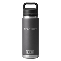 YETI 26 OZ RAMBLER BOTTLE - CHARCOAL