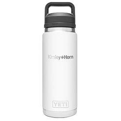 YETI 26 OZ RAMBLER BOTTLE - WHITE