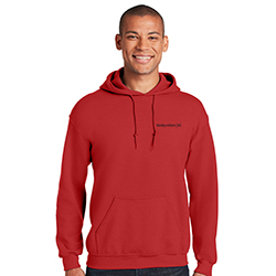 KHDC- RED MIDWEIGHT HOODED SWEATSHIRT